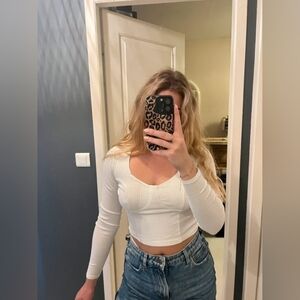 Primark White Tank Top, S